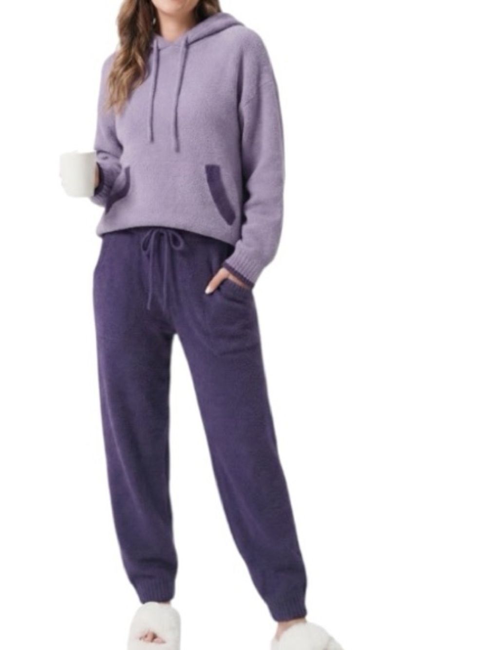 DAVID ARCHY  Fleece  Fuzzy Cozy Soft Comfy Loungewear, Purple, Size XL, NWT